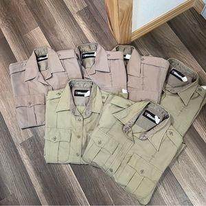 3 long sleeve 3 short sleeve Blauer women’s uniform shirts